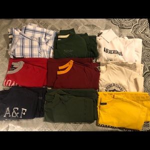 9 XL Abercrombie & Fitch Shirts